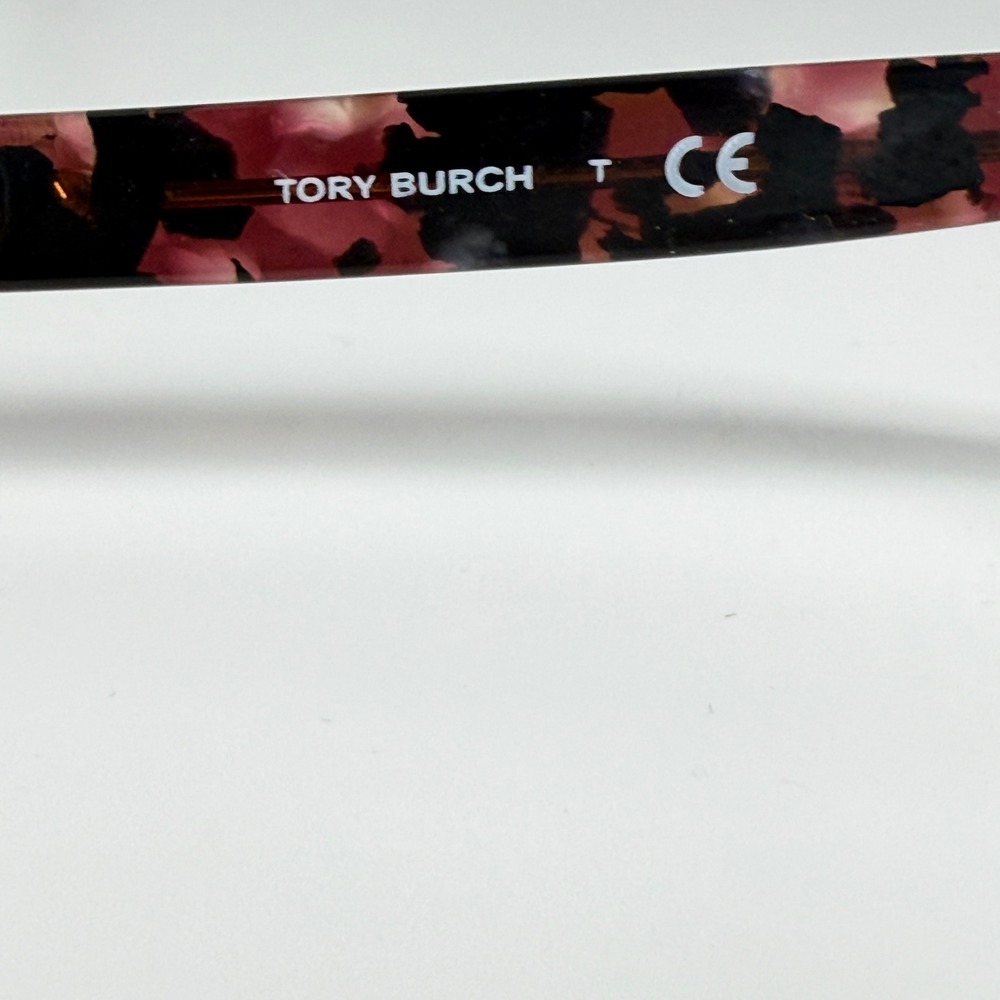 Tory Burch TY 2067 1610 Eyeglasses Burgundy Tortoise Rectangle Frames 52-17-135 - Picture 6 of 7